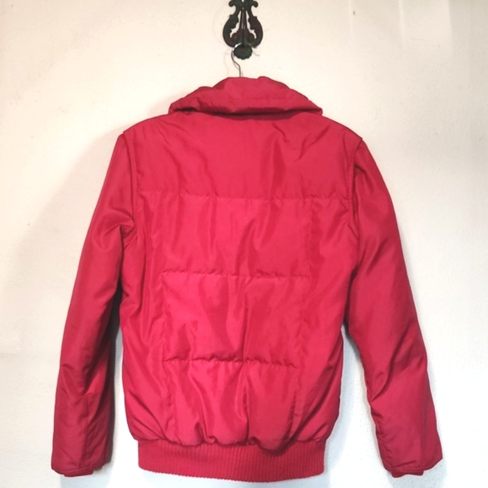 Serac Vintage Down Filled Puffer Ski Jacket Red Size 38 - Picture 10 of 12